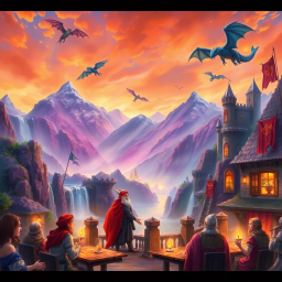 Fabled Feud: Dragon's Pretense - Text-based game