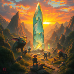 The Shattered Crystal - Text-based game