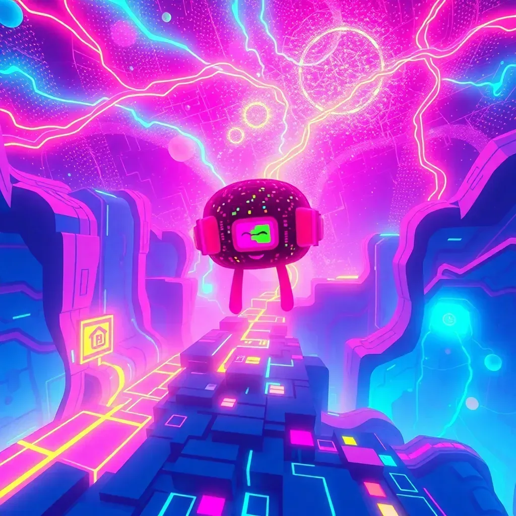 Glitch Odyssey: The Quantum Arcade