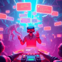 Twitch Plays VR - Text-based game