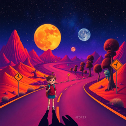 Long Road to Nowhere - Text-based game