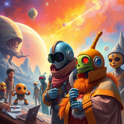 Grads of the Galaxy - Text-based game