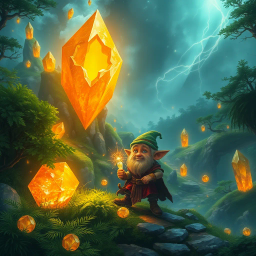 Echoes of the Crystal - Text-based game