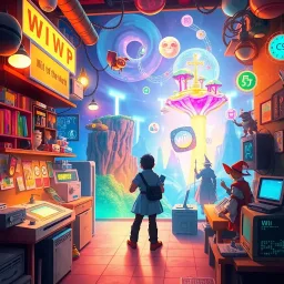 Wii to Another World - Text-based game