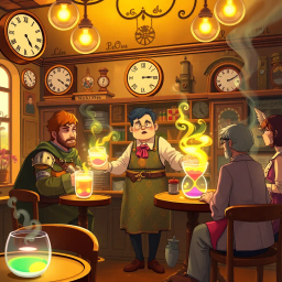 ChronoCafé: The Time Brew Chronicles - Text-based game