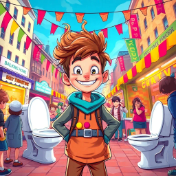 Adventures in the Loo - Text-based game