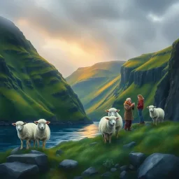 Sheepish Adventures in the Faroes - Text-based game