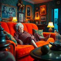 Grandma's Curious Couch - Text-based game