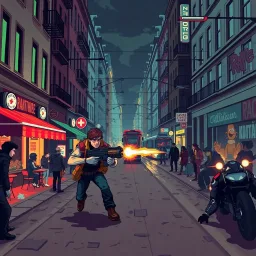 Langstrasse Rampage - Text-based game