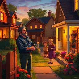 Neighborly Complications - Text-based game