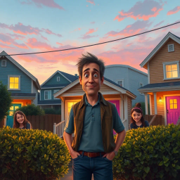 Neighborhood Nuisance - Text-based game