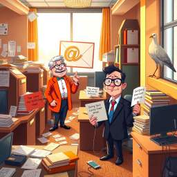 500 Miles of Email - Text-based game