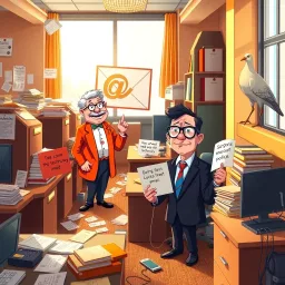 500 Miles of Email - Text-based game