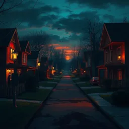 Neighborly Frights - Text-based game