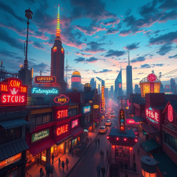 Futuropolis: Fractured Futures - Text-based game