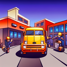 Mighty Mini Truckers - Text-based game