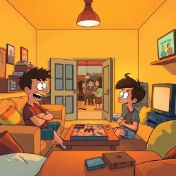 Roommates: The Awkward Evening - Text-based game