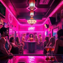 Under the Neon Lights - Text-based game