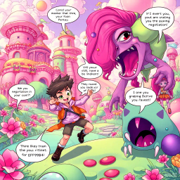 Gobble Your Way Out! - Text-based game