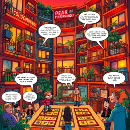 Condominium Showdown - Text-based game