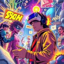 Comic Cosmos: Page Breaker - Text-based game