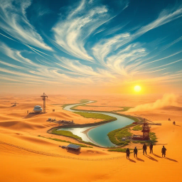 The Great Desert Mirage - Text-based game