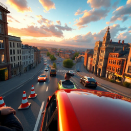 Bumper to Bumper: London Drift - Text-based game