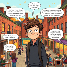 Class Clown Chronicles - Text-based game