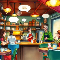 The Curious Chronicles of Caffeinated Chaos - Text-based game