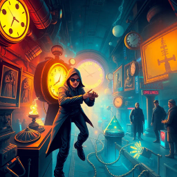 ChronoChaos: The Temporal Heist - Text-based game