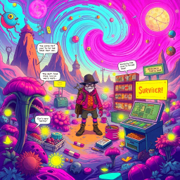 Trippy Triage: Apocalypse Management - Text-based game