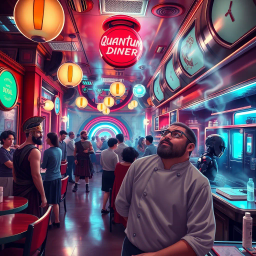 Quantum Diner: The Time-Bending Bistro - Text-based game