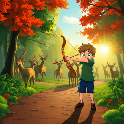 Zombie Deer Apocalypse: Cousin Chaos - Text-based game