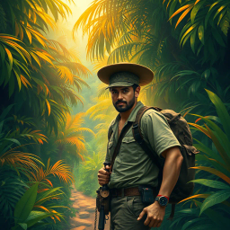 Jungle Hearts and Stripes - Text-based game