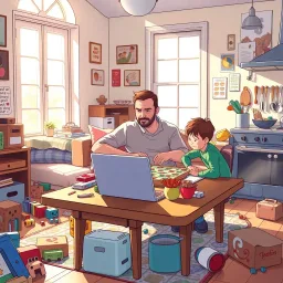 Quarantine Quest: The Area Dad Vibes - Text-based game