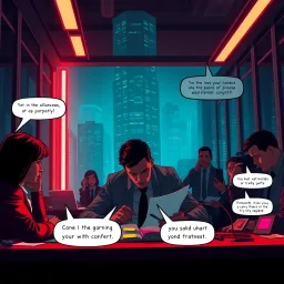 Corporate Shadows - Text-based game
