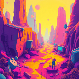 Dithered Dimensions - Text-based game