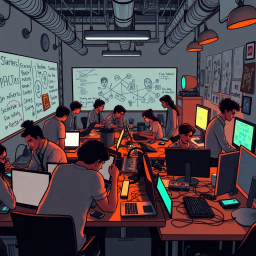 Code & Conquer: The Startup Saga - Text-based game