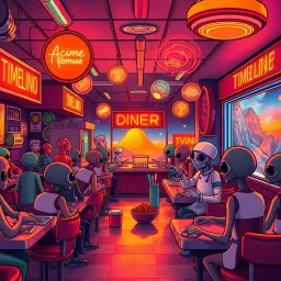 Dimensional Diner: The Cosmic Cook-Off - Text-based game