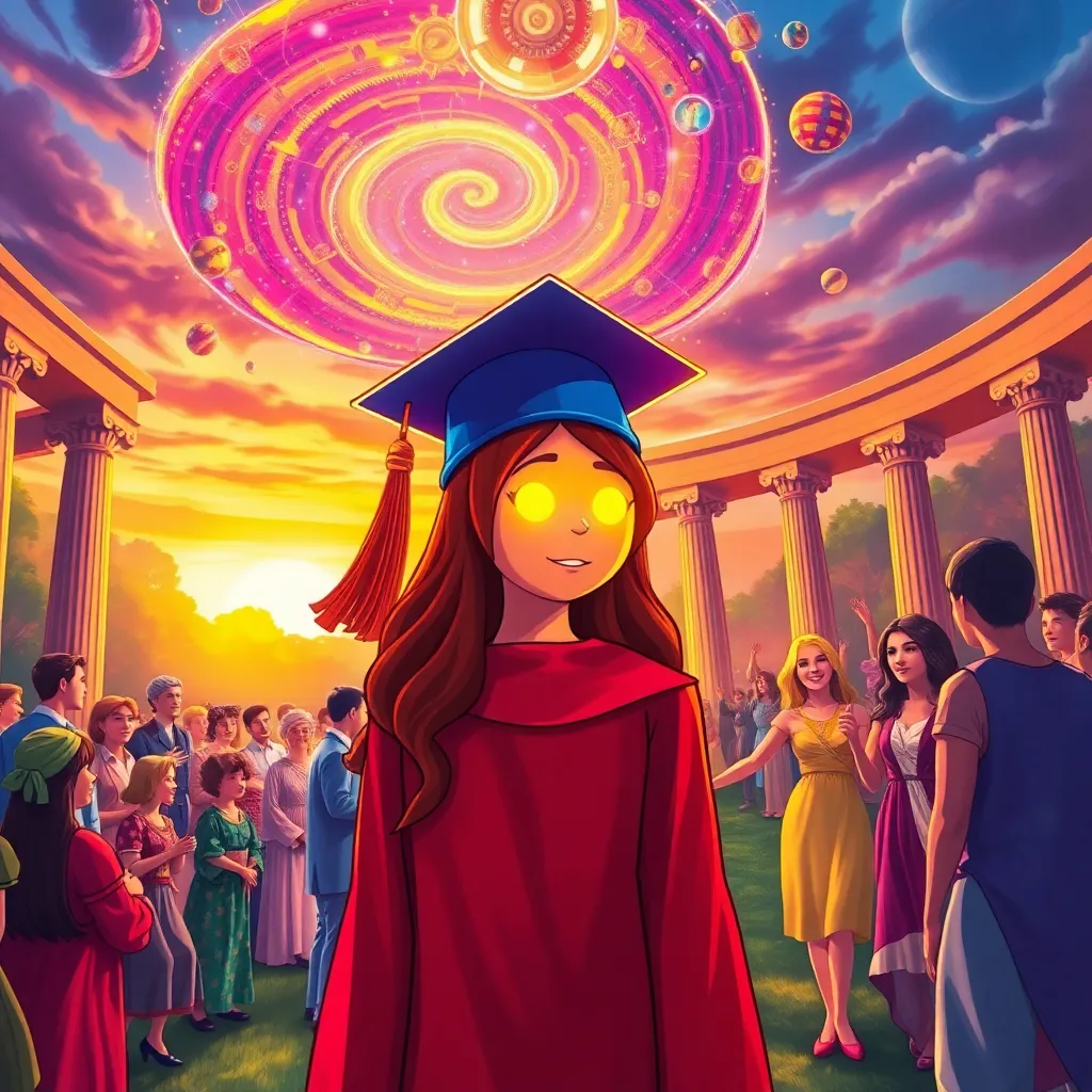 Taara's Time-Twist Graduation Text Game — Infinity Arcade