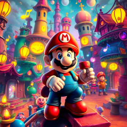 Mario's Melody Mayhem - Text-based game