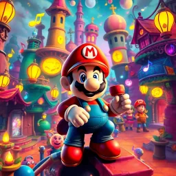 Mario's Melody Mayhem - Text-based game