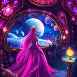 Galactic Runaway: The Princess's Odyssey - Text-based game
