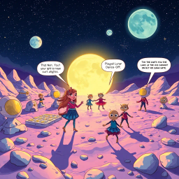 Lunar Shenanigans - Text-based game