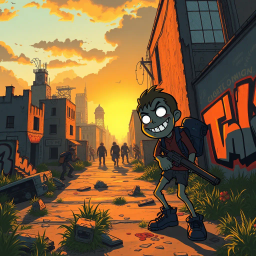 Last Laughter: A Zombie Comedy RPG - Text-based game