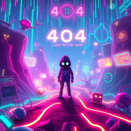 404: Lost in the Web - Text-based game