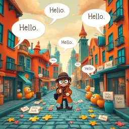 Whose Hello? - Text-based game