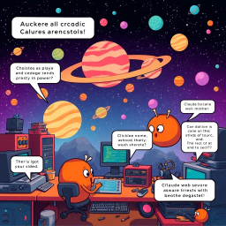 Claude's Cosmic Chaos - Text-based game