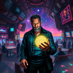 Galactic Wager: The Syndicate Showdown - Text-based game