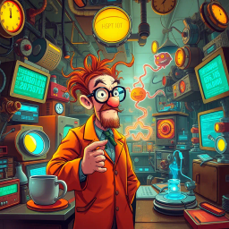 Chaos in the Lab - Text-based game